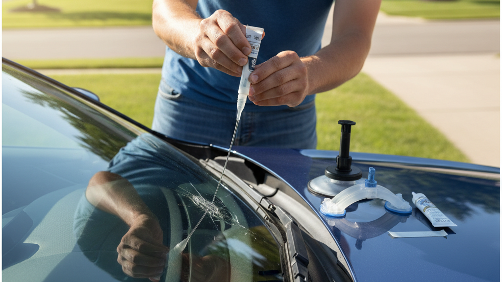 DIY windshield repair